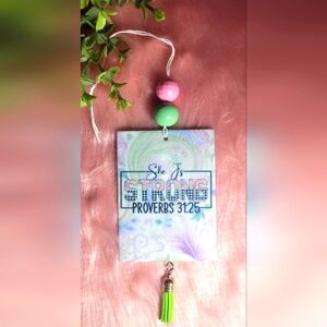 She Is Strong Proverbs 31:25 Car Freshener Decor